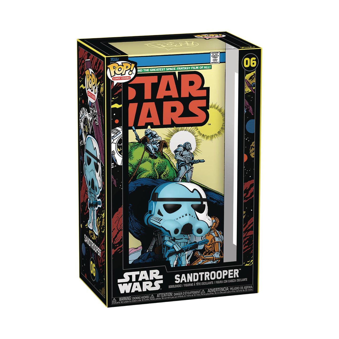 POP! MOVIES: STAR WARS: SANDTROOPER 1977 COMIC COVER