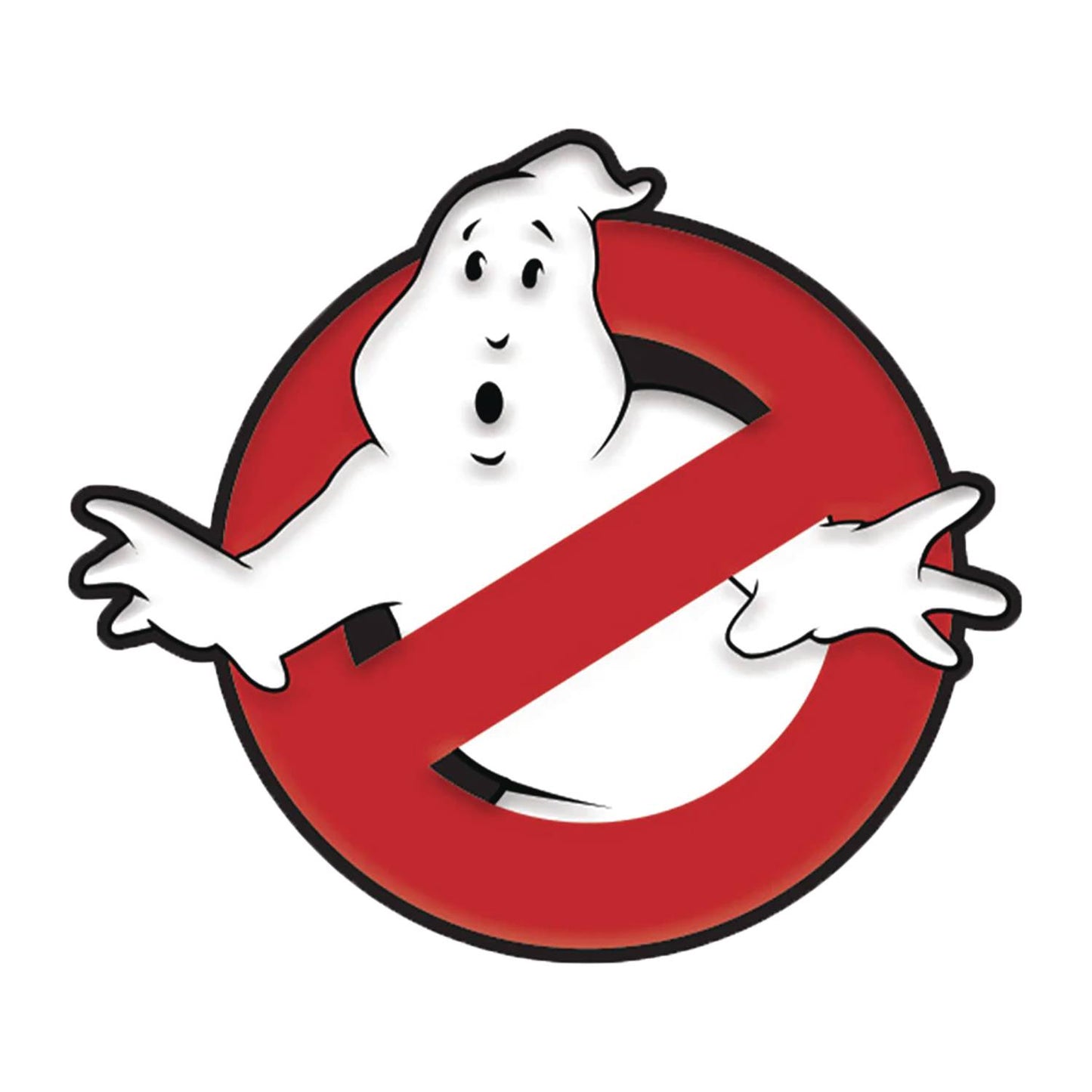 GHOSTBUSTERS NO GHOST GLOW IN THE DARK ENAMEL PIN