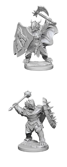 DUNGEONS & DRAGONS NOLZUR'S MARVELOUS UNPAINTED MINI: DRAGONBORN MALE