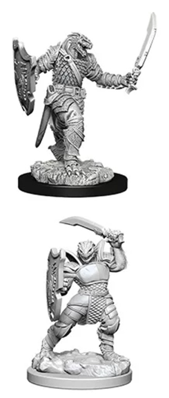 DUNGEONS & DRAGONS NOLZUR'S MARVELOUS UNPAINTED MINI: DRAGONBORN FEMALE PALADIN