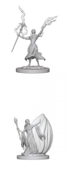 DUNGEONS & DRAGONS NOLZUR'S MARVELOUS UNPAINTED MINI: FEMALE ELF WIZARD