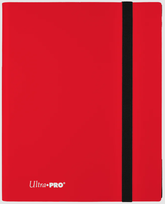 ULTRA PRO ECLIPSE 9 POCKET BINDER - APPLE RED