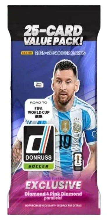 2025 PANINI DONRUSS ROAD TO WORLD CUP SOCCER PACK