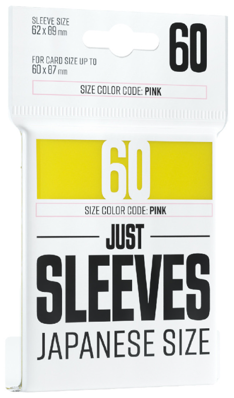 JUST SLEEVES JAPANESE SIZE - YELLOW