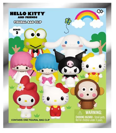 HELLO KITTY 3D PVC BAG CLIPS S2 BLIND BAG