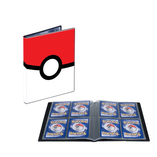 POKEMON 4 POCKET PORTFOLIO POKEBALL