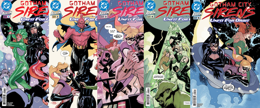 GOTHAM CITY SIRENS UNFIT FOR ORBIT COMIC PACK