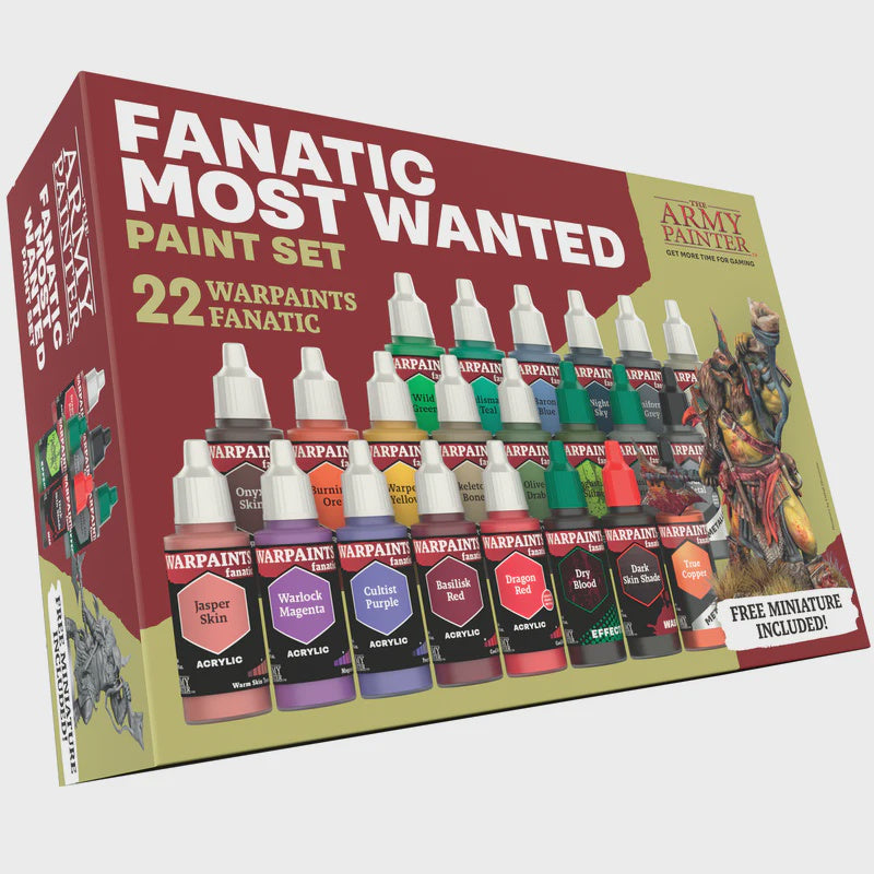 ARMY PAINTER WARPAINTS FANATIC MOST WANTED PAINT SET