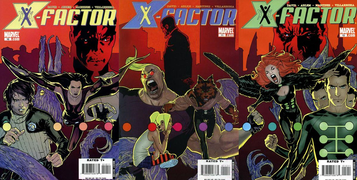 X-FACTOR (2006) CONNECTING COVER COMIC PACK