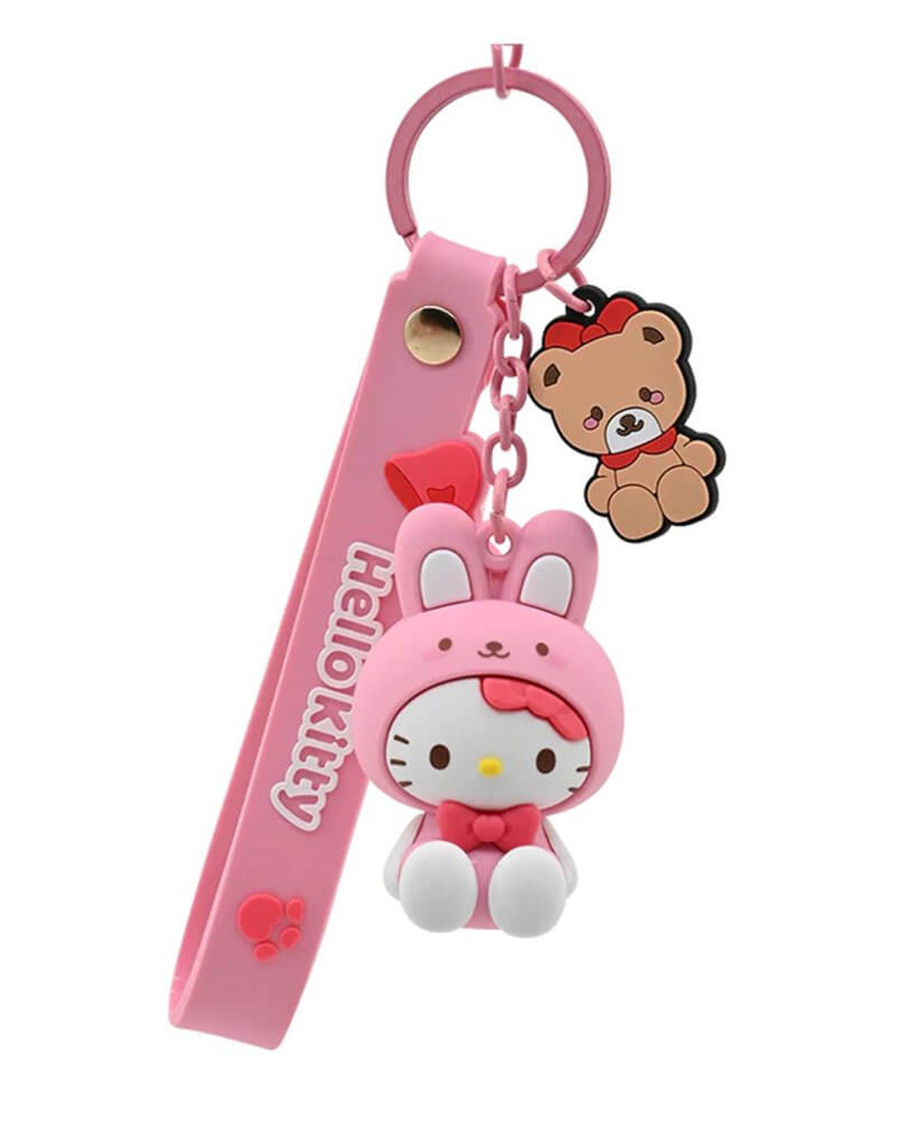 HELLO KITTY KEYCHAIN W/ HAND STRAP ANIMALS - HELLO KITTYHELLO KITTY