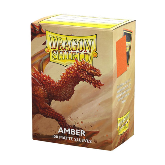 DRAGON SHIELD MATTE 100 SLEEVES - AMBER