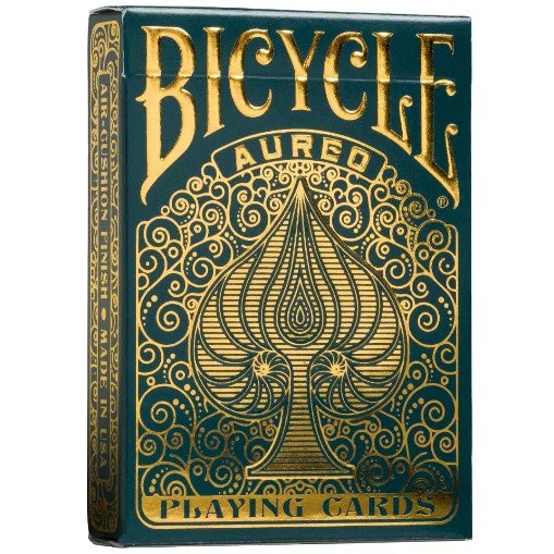 BICYCLE AUREO GREEN PLAYING CARDS
