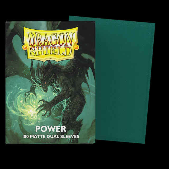 DRAGON SHIELD 100 MATTE DUAL SLEEVES - POWER