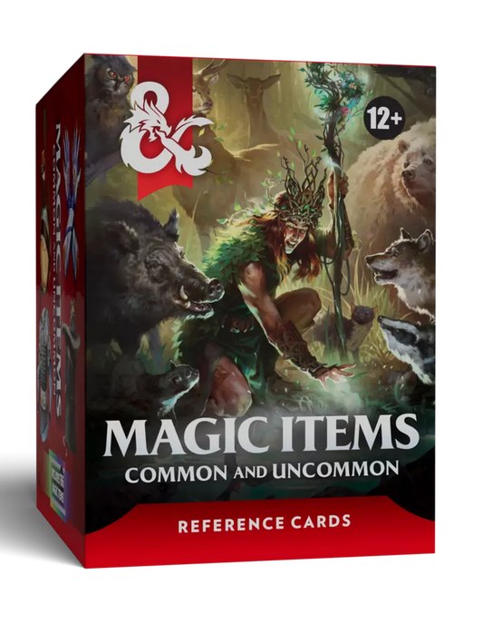 DUNGEONS & DRAGONS REFERENCE CARDS - MAGIC ITEMS COMMON & UNCOMMON
