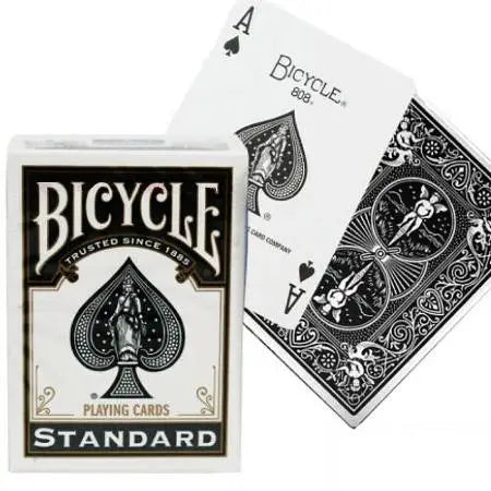 BICYCLE STANDARD INTERNATIONAL PLAYING CARDS (BLACK)