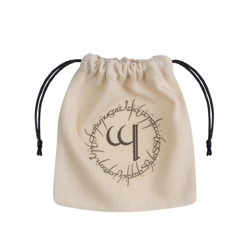 Q WORKSHOP ELVISH BLACK & BEIGE DICE BAG