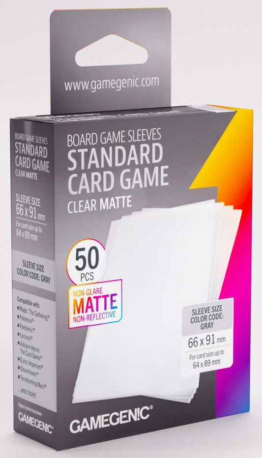 GAMEGENIC STANDARD CARD GAME MATTE SLEEVES