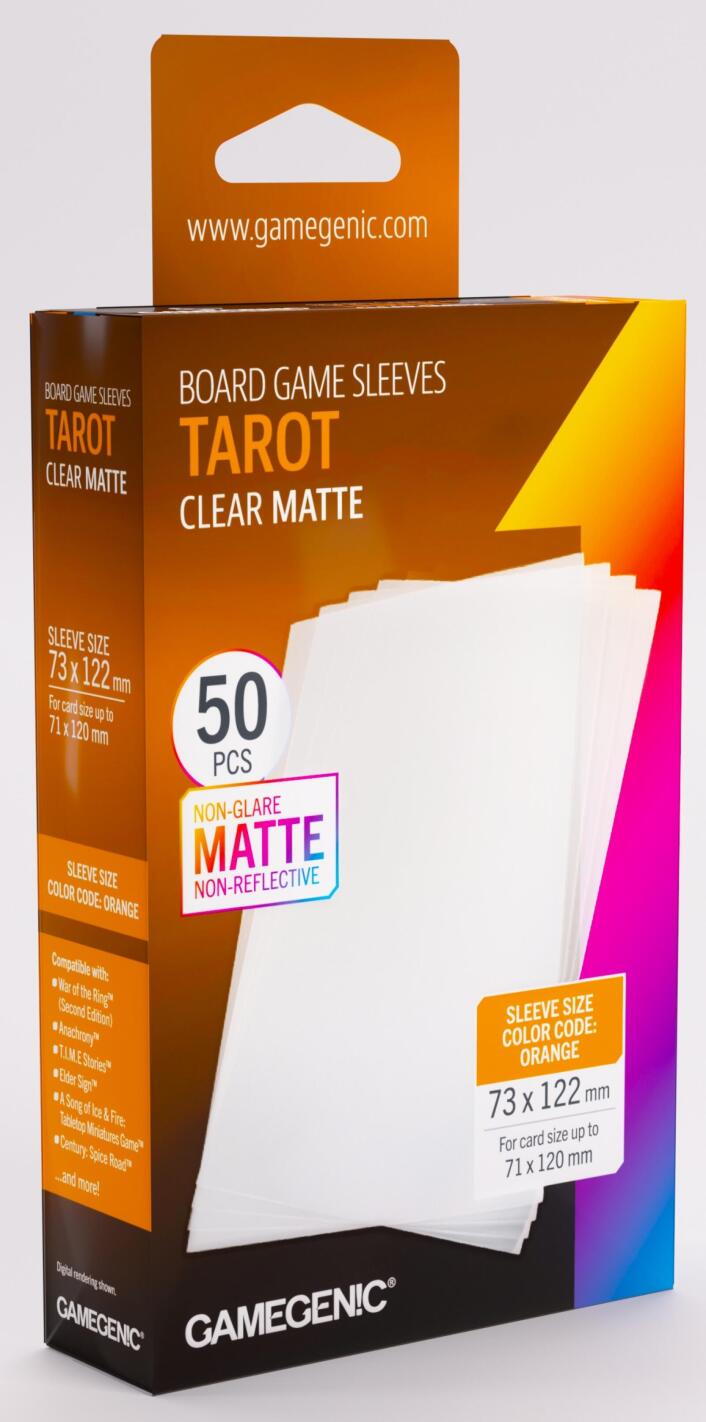GAMEGENIC TAROT MATTE BOARD GAME SLEEVES (50)