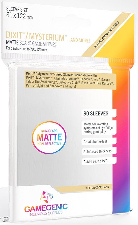 GAMEGENIC DIXIT/MYSTERIUM MATTE BOARD GAME SLEEVES