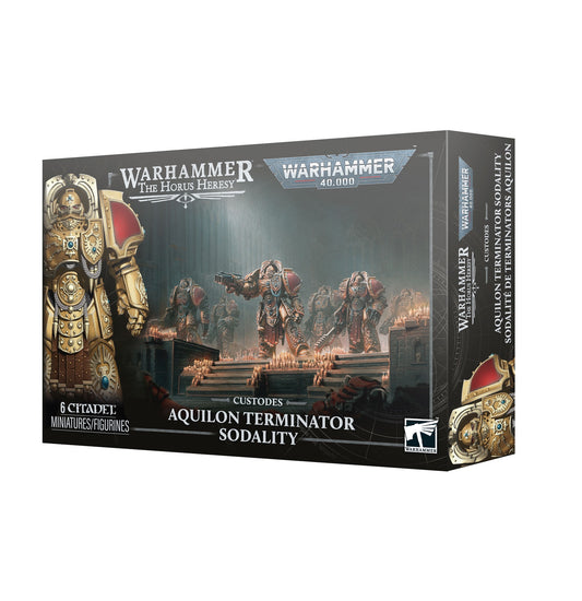 Preorder 17/10 - 40K ADEPTUS CUSTODES QUILON TERMINATOR SODALITY