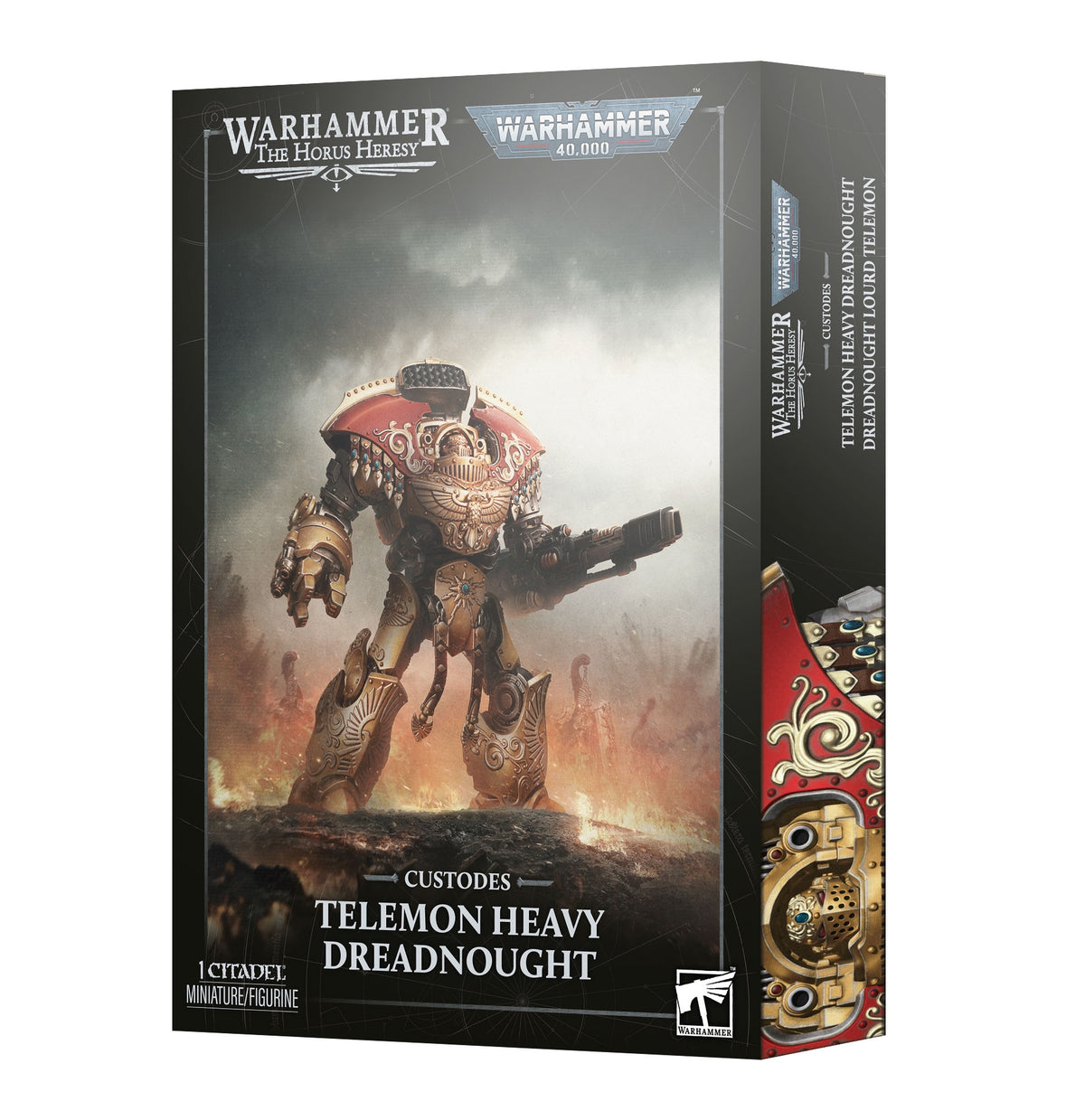 Preorder 17/10 - 40K ADEPTUS CUSTODES TELEMON HEAVY DREADNOUGHT
