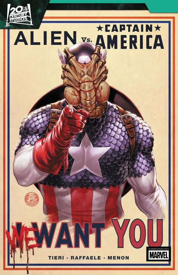ALIEN VS CAPTAIN AMERICA