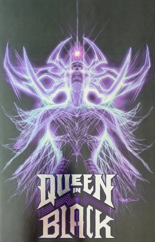 Queen in Black #1 Patrick Gleason Hela Black Web Foil Variant [Qib]