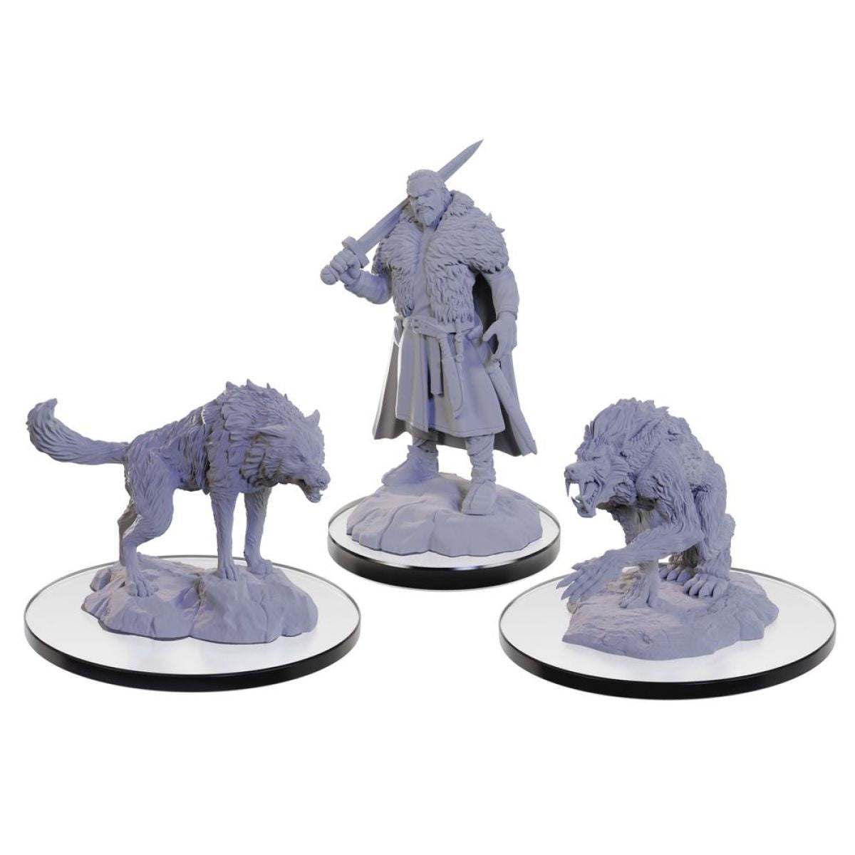 DUNGEONS & DRAGONS NOLZUR'S MARVELOUS UNPAINTED MINI: LOUP GAROU