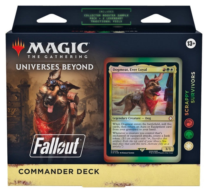 MAGIC THE GATHERING FALLOUT COMMANDER DECK - SCRAPPY SURVIVORS