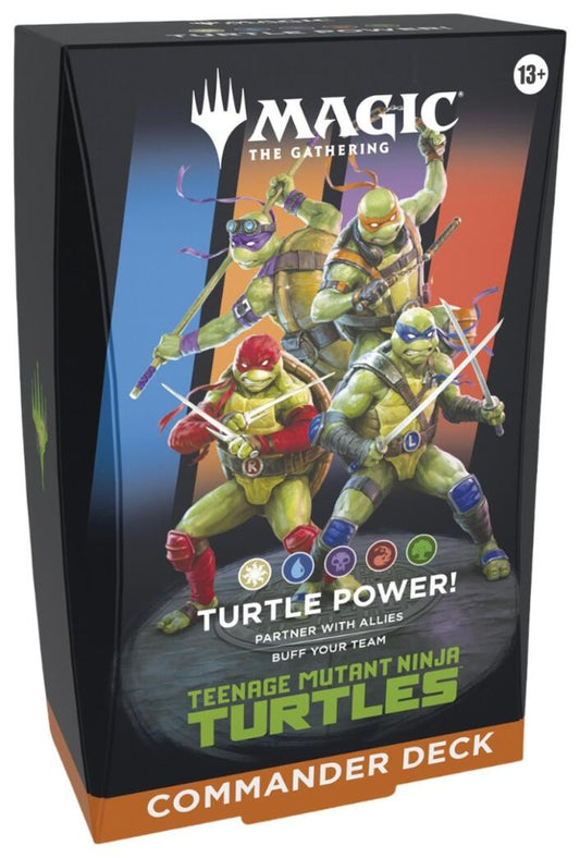 MAGIC THE GATHERING TEENAGE MUTANT NINJA TURTLES COMMANDER DECK - TURTLE POWER