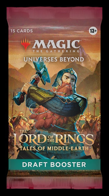 MAGIC THE GATHERING LORD OF THE RINGS TALES OF MIDDLE EARTH DRAFT BOOSTER