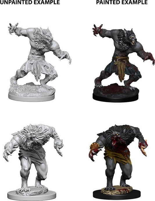 DUNGEONS & DRAGONS NOLZUR'S MARVELOUS UNPAINTED MINI: WEREWOLVES