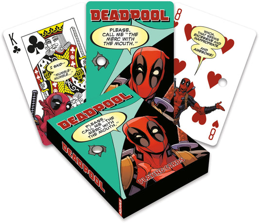 DEADPOOL QUOTES PLAYING CARDS