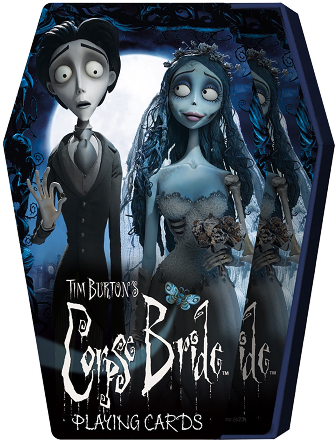 TIM BURTON'S CORPSE BRIDE PLAYING CARDS (COFFIN BOX PACKAGING)