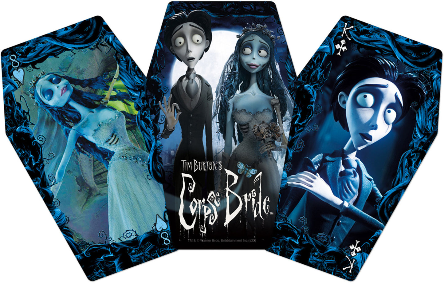 TIM BURTON'S CORPSE BRIDE PLAYING CARDS (COFFIN BOX PACKAGING)