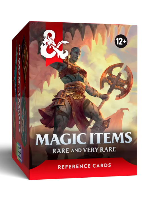 DUNGEONS & DRAGONS REFERENCE CARDS - MAGIC ITEMS RARE & VERY RARE