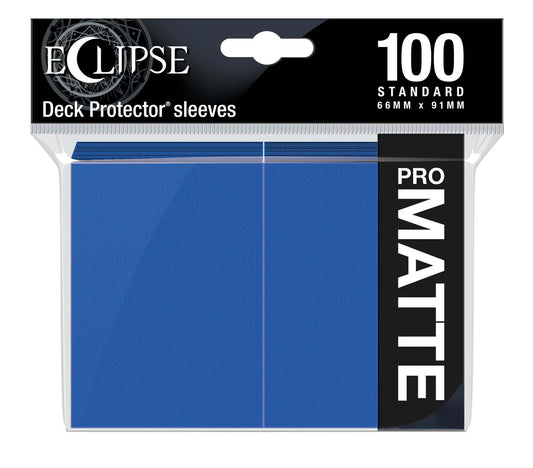 ULTRA PRO ECLIPSE MATTE 100 STANDARD SLEEVES - PACIFIC BLUE