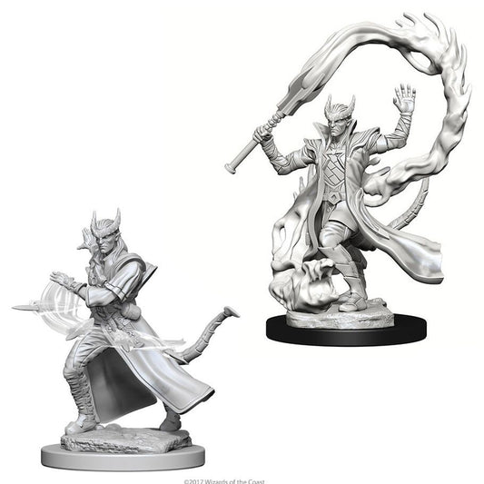 DUNGEONS & DRAGONS NOLZUR'S MARVELOUS UNPAINTED MINI: TIEFLING SORCERER (MALE) #3)