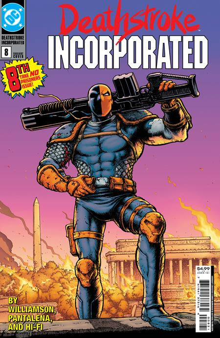 DEATHSTROKE INC #8 CVR B CHRIS BURNHAM CARD STOCK VARIANT (SHADOW WAR)