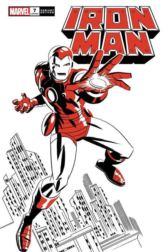 IRON MAN #7 MICHAEL CHO IRON MAN TWO-TONE VARIANT