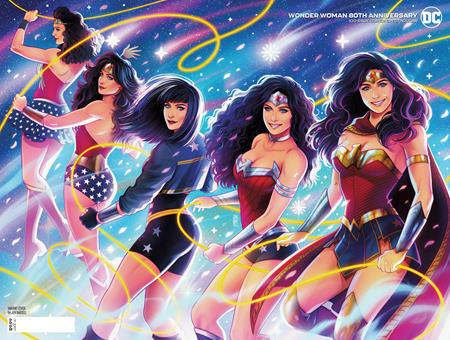 WONDER WOMAN 80TH ANNIVERSARY 100-PAGE SUPER SPECTACULAR #1 (ONE SHOT) CVR E JEN BARTEL COSTUME CELEBRATION WRAPAROUND VARIANT