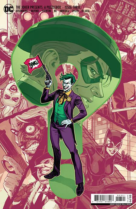 JOKER PRESENTS A PUZZLEBOX #3 (OF 7) CVR B WILLIAM REILLY BROWN CARD STOCK VARIANT