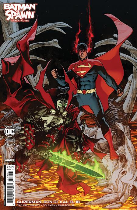 SUPERMAN SON OF KAL-EL #18 CVR E  RYAN SOOK DC SPAWN CARD STOCK VARIANT (KAL-EL RETURNS)