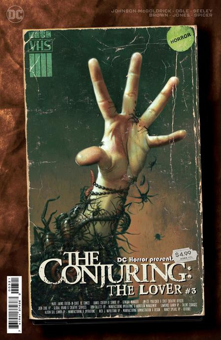 DC HORROR PRESENTS THE CONJURING THE LOVER #3 (OF 5) CVR B RYAN BROWN MOVIE POSTER CARD STOCK VARIANT