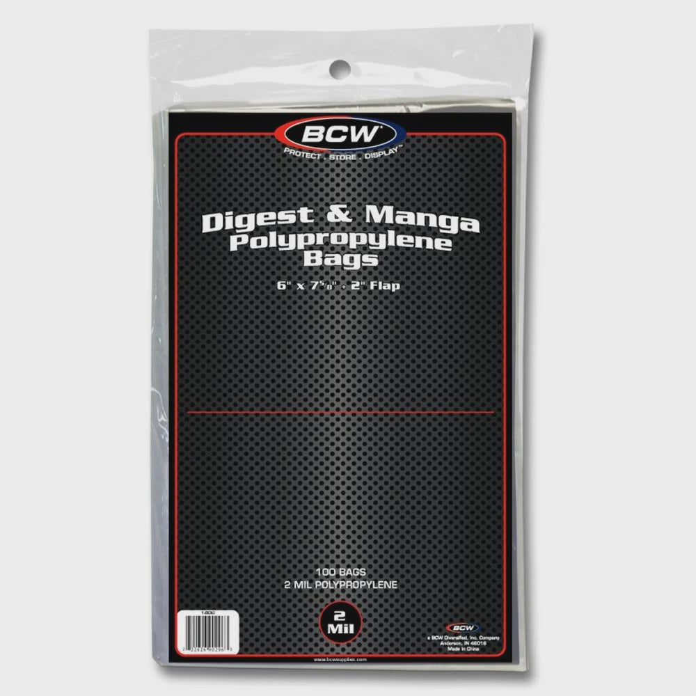 BCW DIGEST & MANGA BAGS