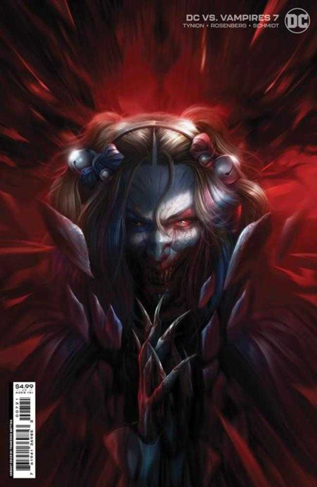 DC vs Vampires #7 (Of 12) Cover B Francesco Mattina Card Stock Variant