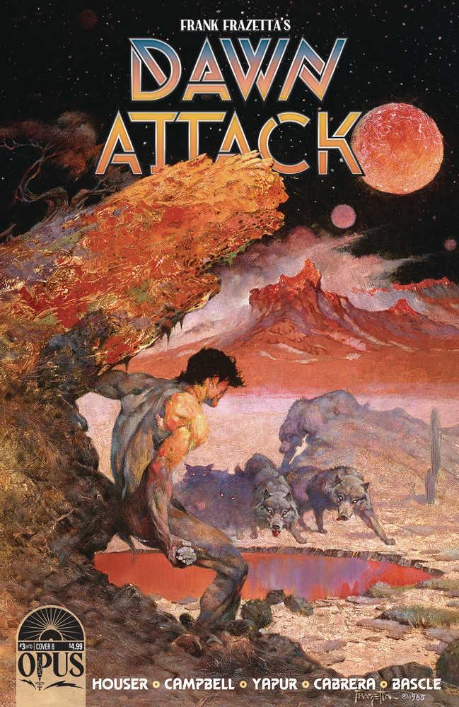 Frank Frazettas Dawn Attack #3 (Of 5) Cover B Frazetta