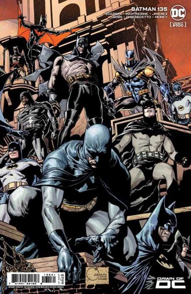 Batman #135 Cover C Joe Quesada Connecting Card Stock Variant (#900)