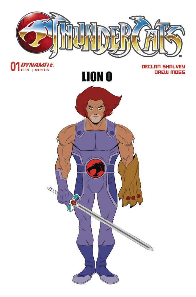 Thundercats #1 Cover P Character Design Cover by Drew Moss