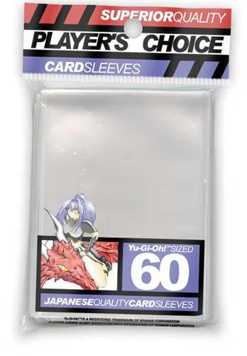 PLAYERS CHOICE YUGIOH SIZE SLEEVES - CLEAR